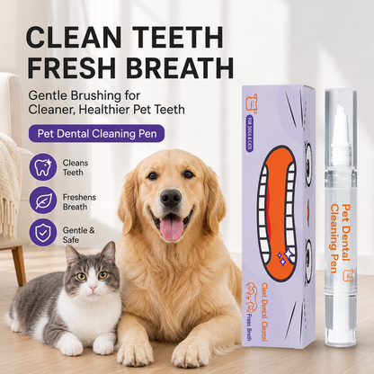 Pet teeth cleaning pen