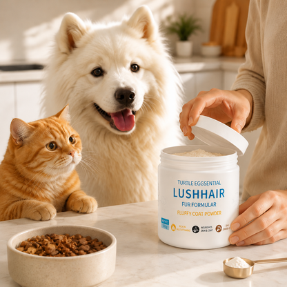 Pet hair growth powder