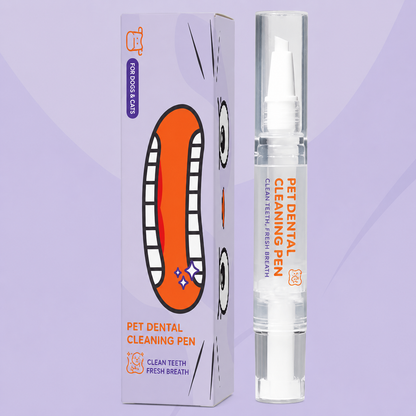 Pet teeth cleaning pen
